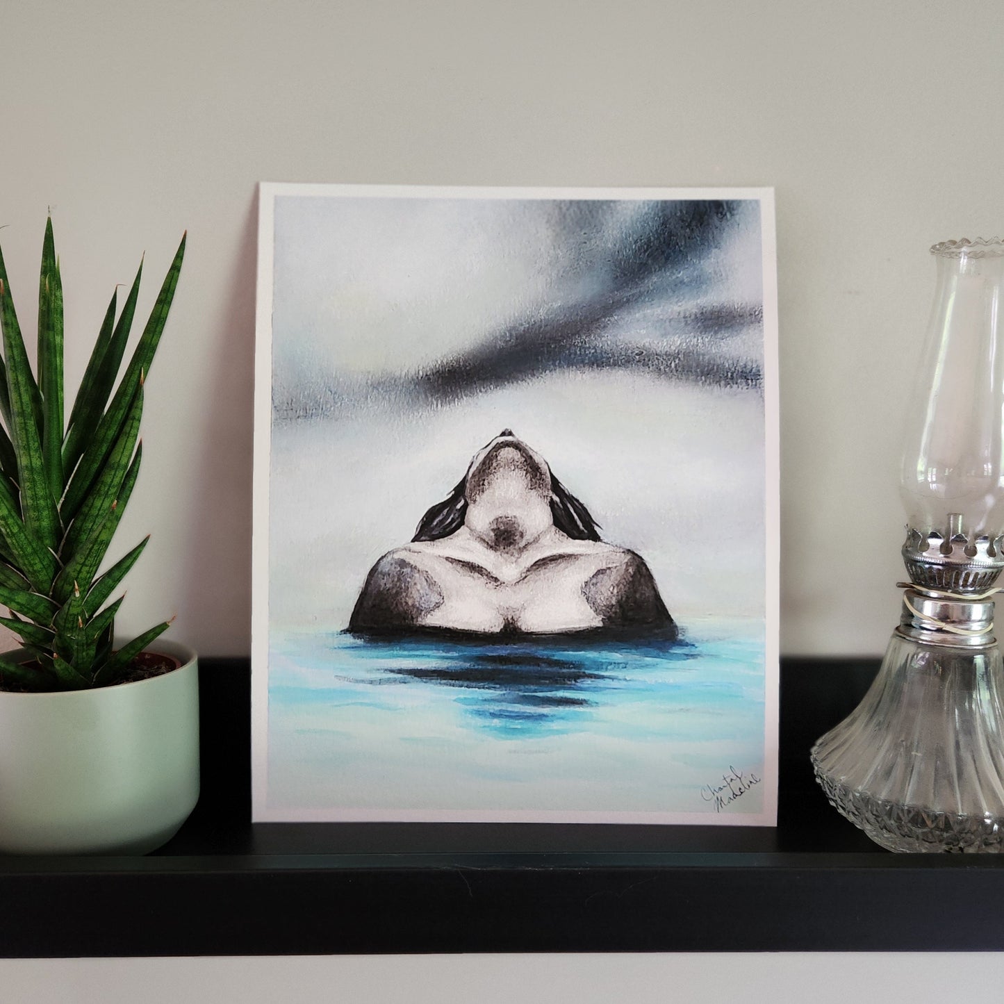 Rising, Grief series art print, Giclee print on fine art paper
