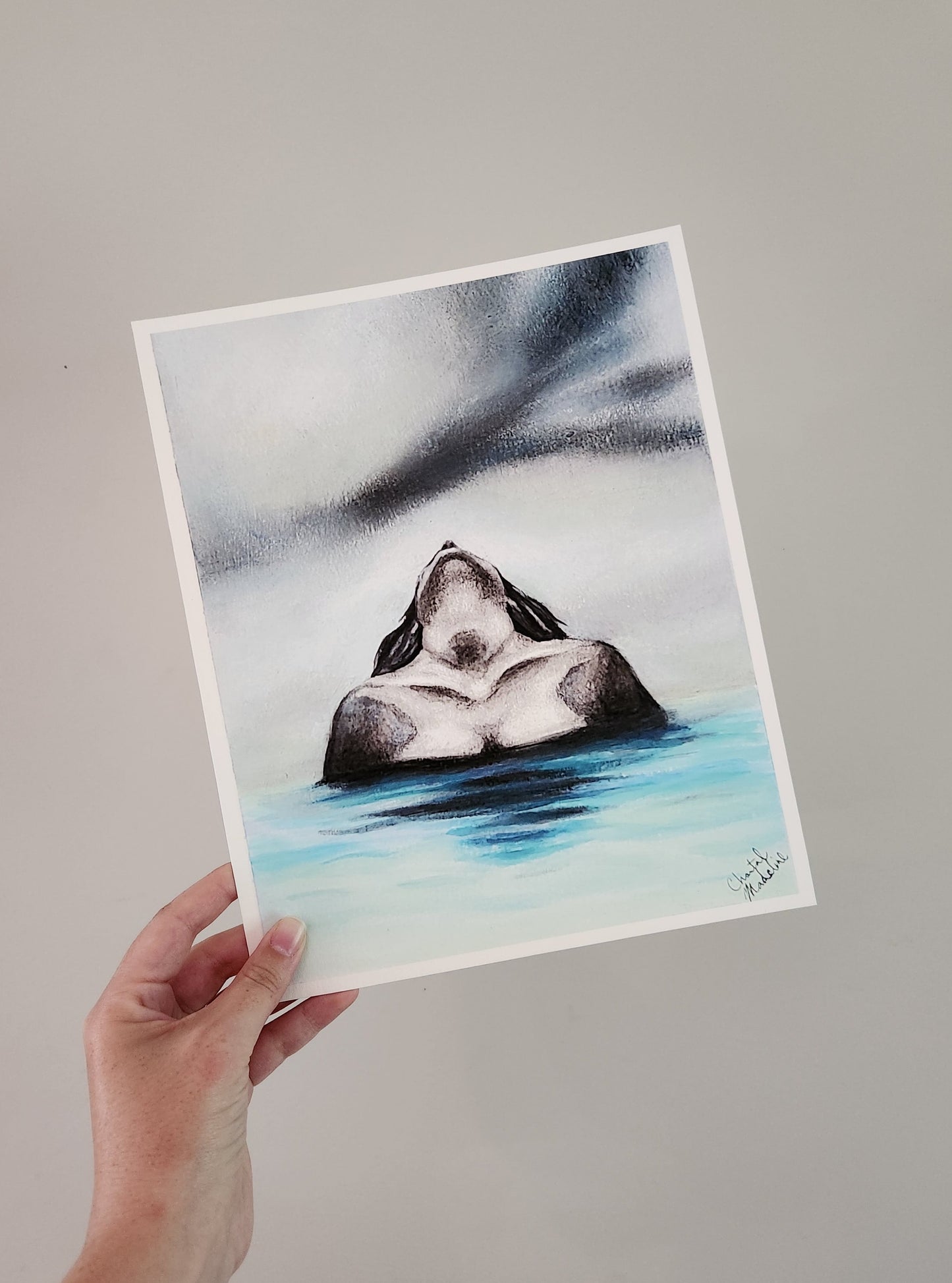 Rising, Grief series art print, Giclee print on fine art paper