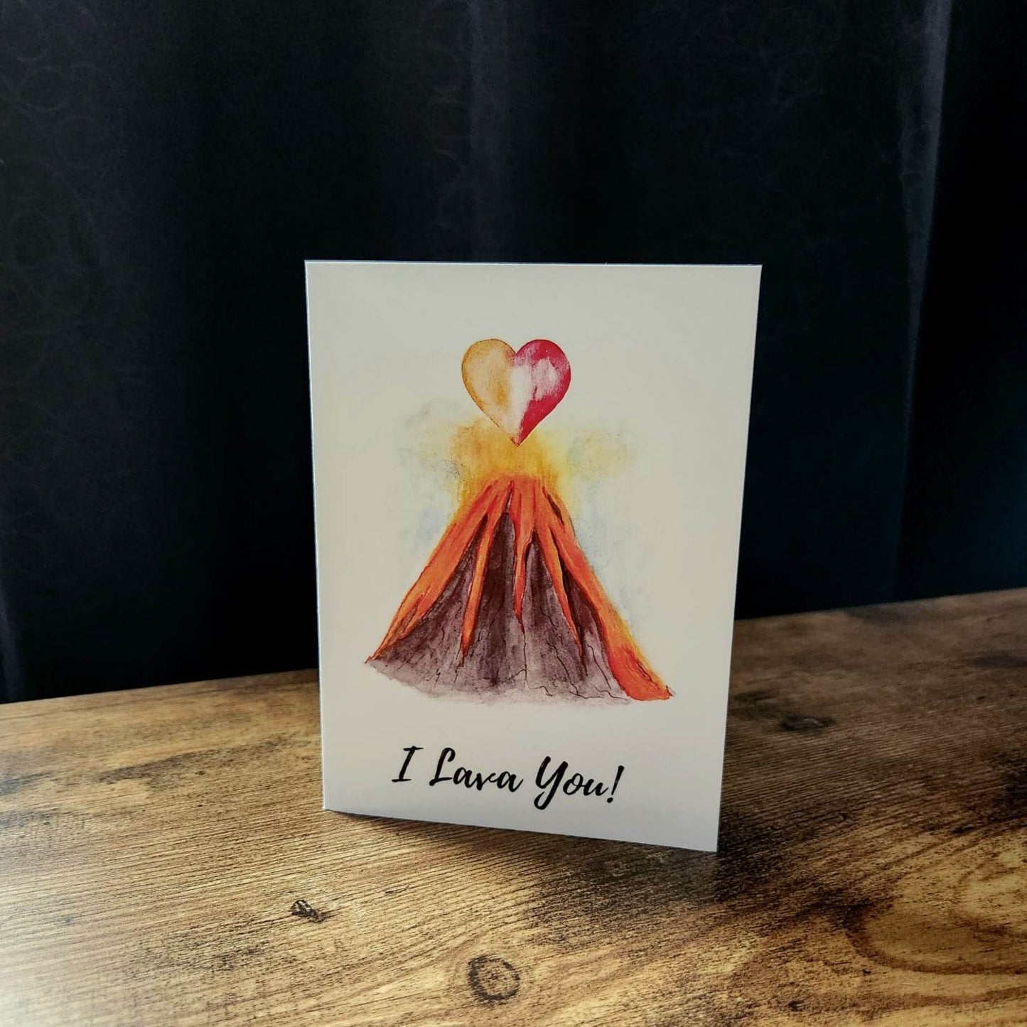 I lava you, I love you card, Lava pun card, Cute Valentine's day card, Sweet anniversary card, Volcano card, Card for Wife,Card for husband