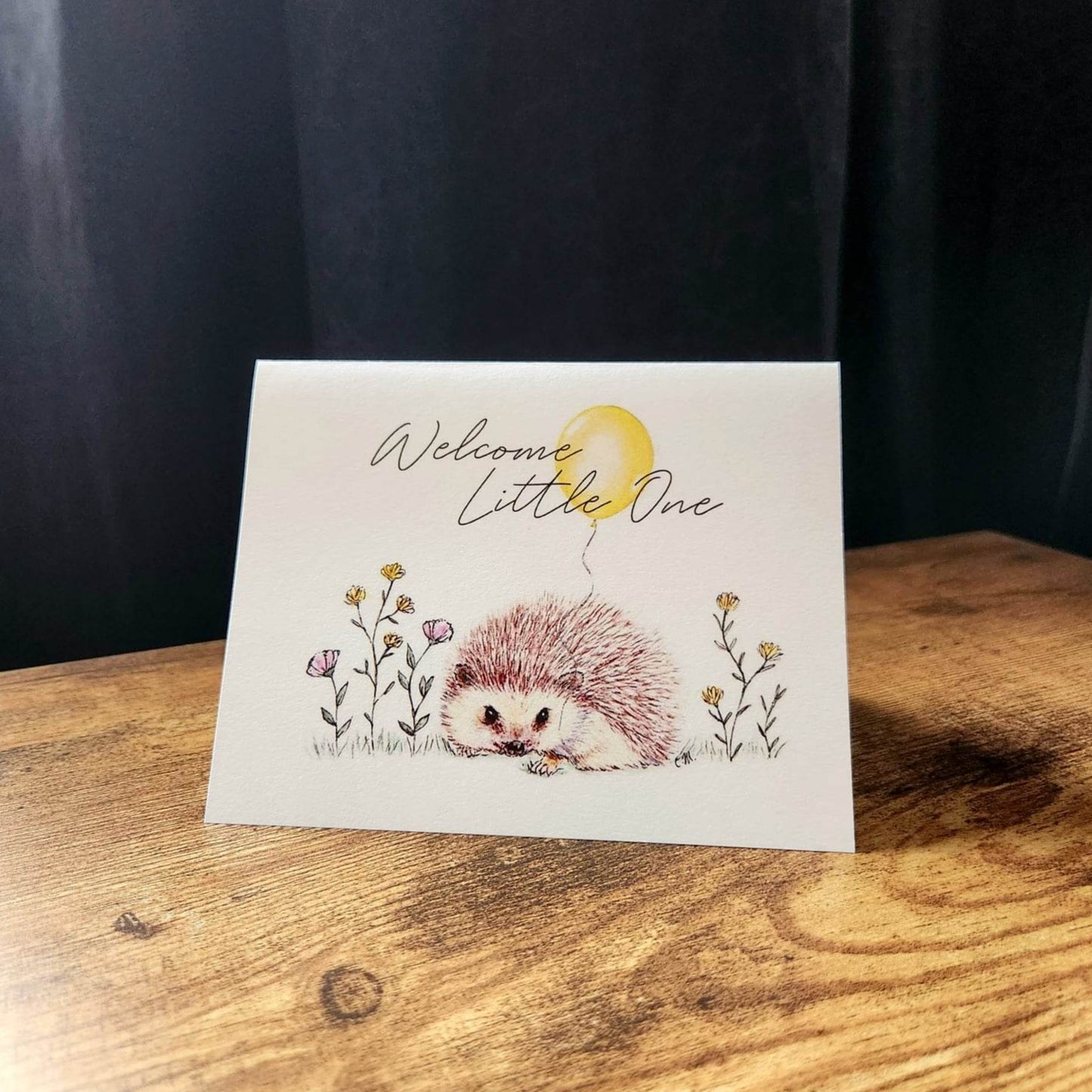 Welcome little one, New baby card, Baby shower card, Cute woodland animal card, Nursery card, Mom to be card, New mom dad card, Neutral baby