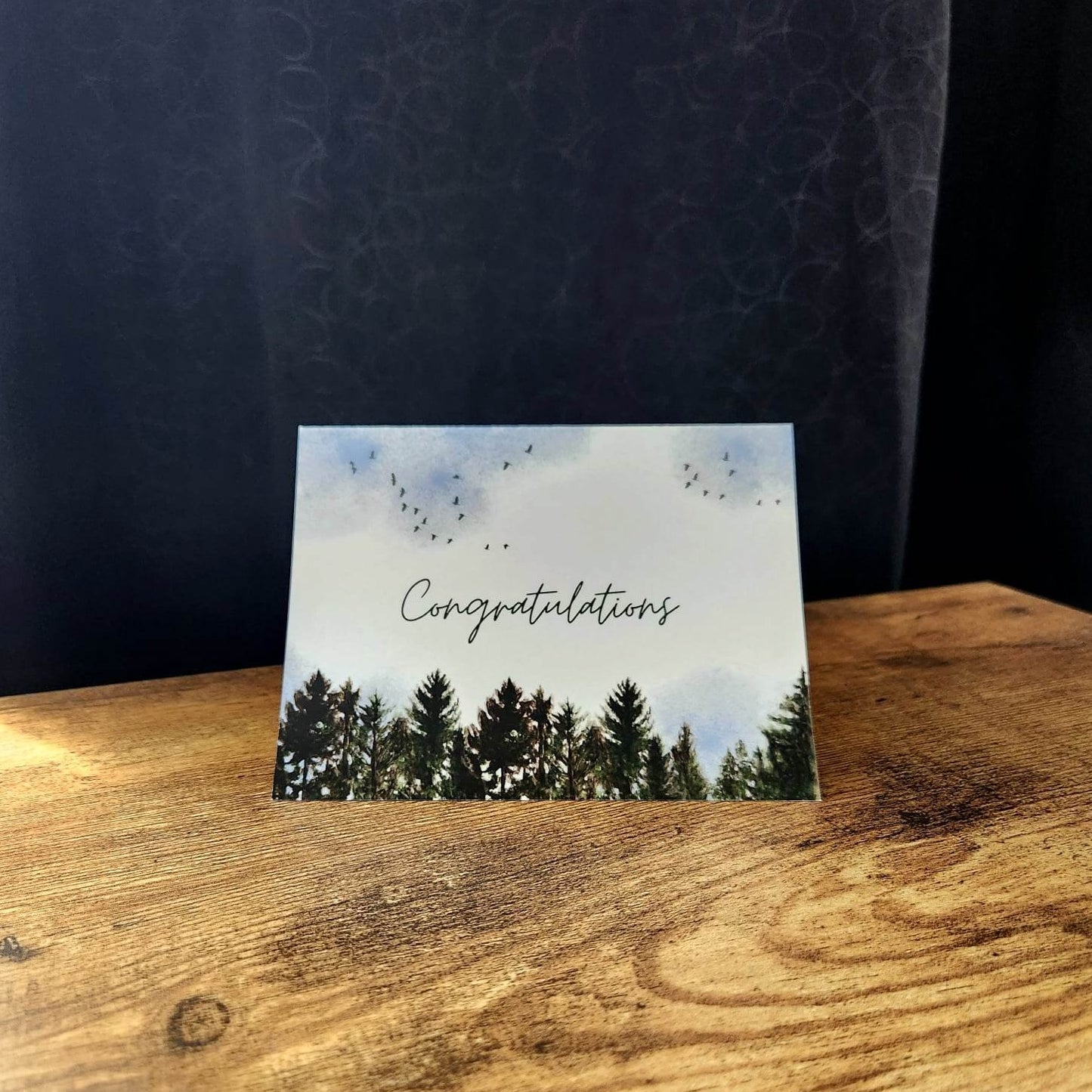 Congratulations card, Outdoorsy congrats card, Simple congratulations card, Graduation card, New Job, New home, Wedding and engagement card