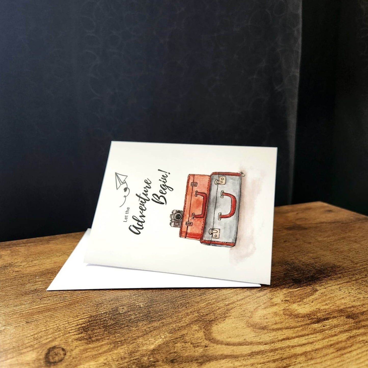 Let the adventure begin card, Congratulations card, New adventure card, Wedding card, Engagement card, Travel card, Anniversary love card