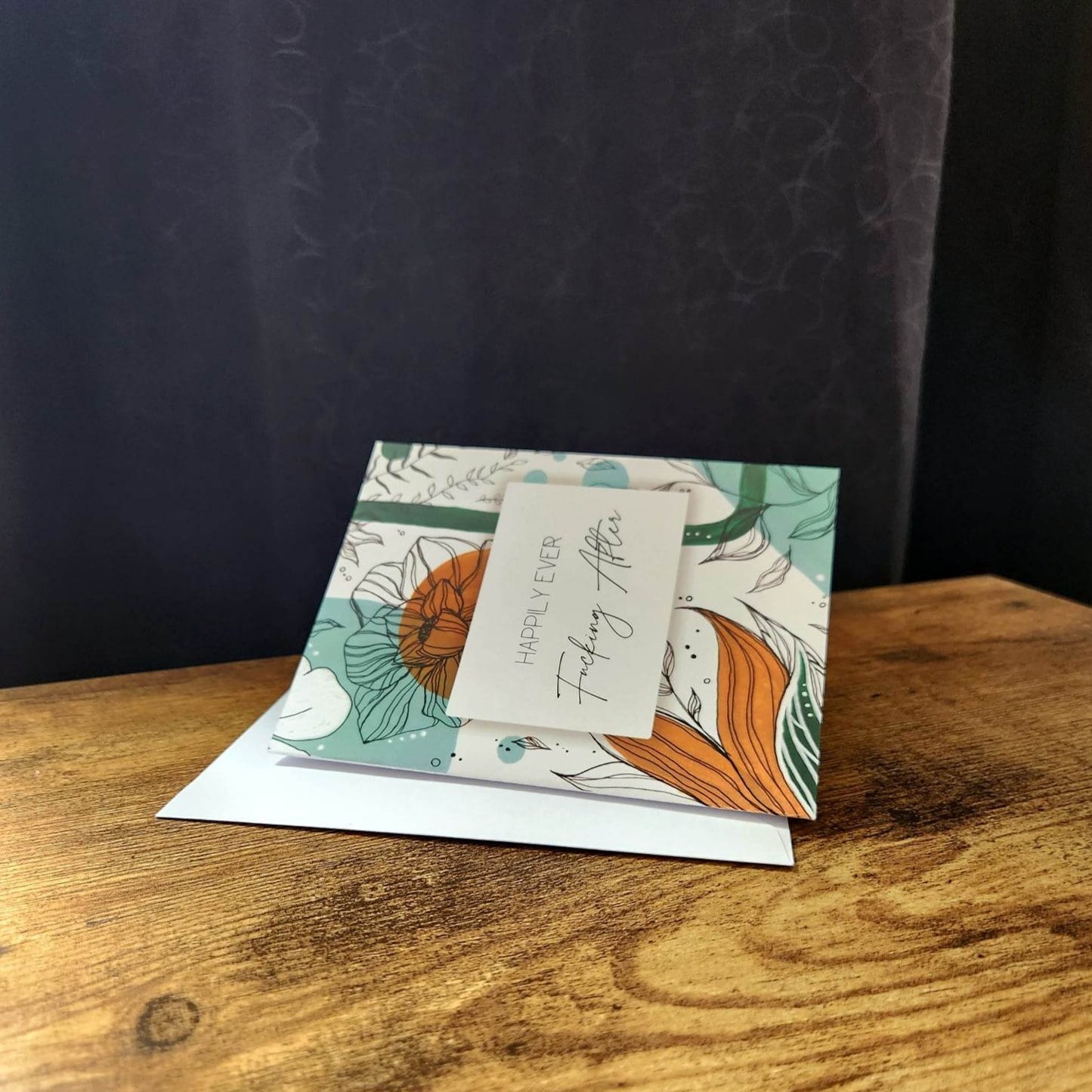 Happily ever fucking after, Mr and Mrs, Bride and groom, Funny wedding card congratulations, Funny engagement card for couple bridal shower