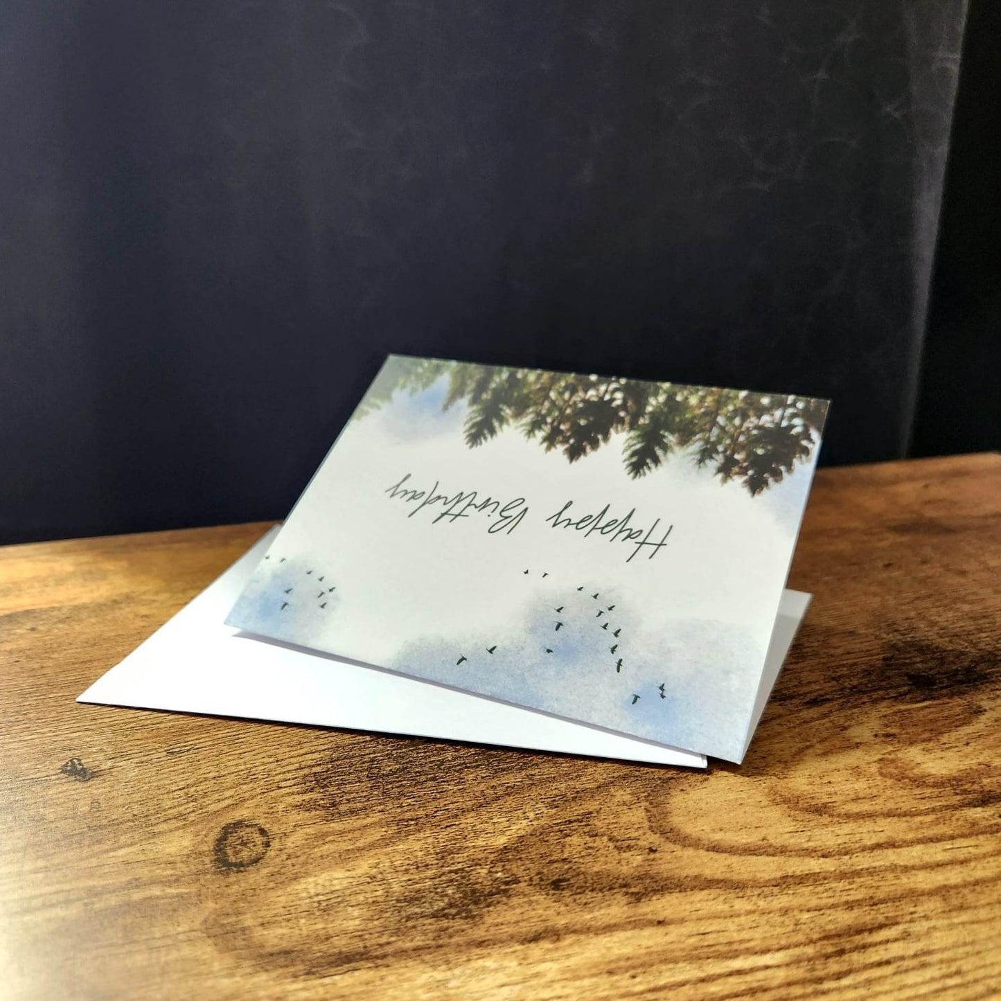 Happy Birthday card, Adventure birthday card, Forest trees birthday card, Birthday card for him, Husband, Boyfriend, Partner, Outdoorsy card