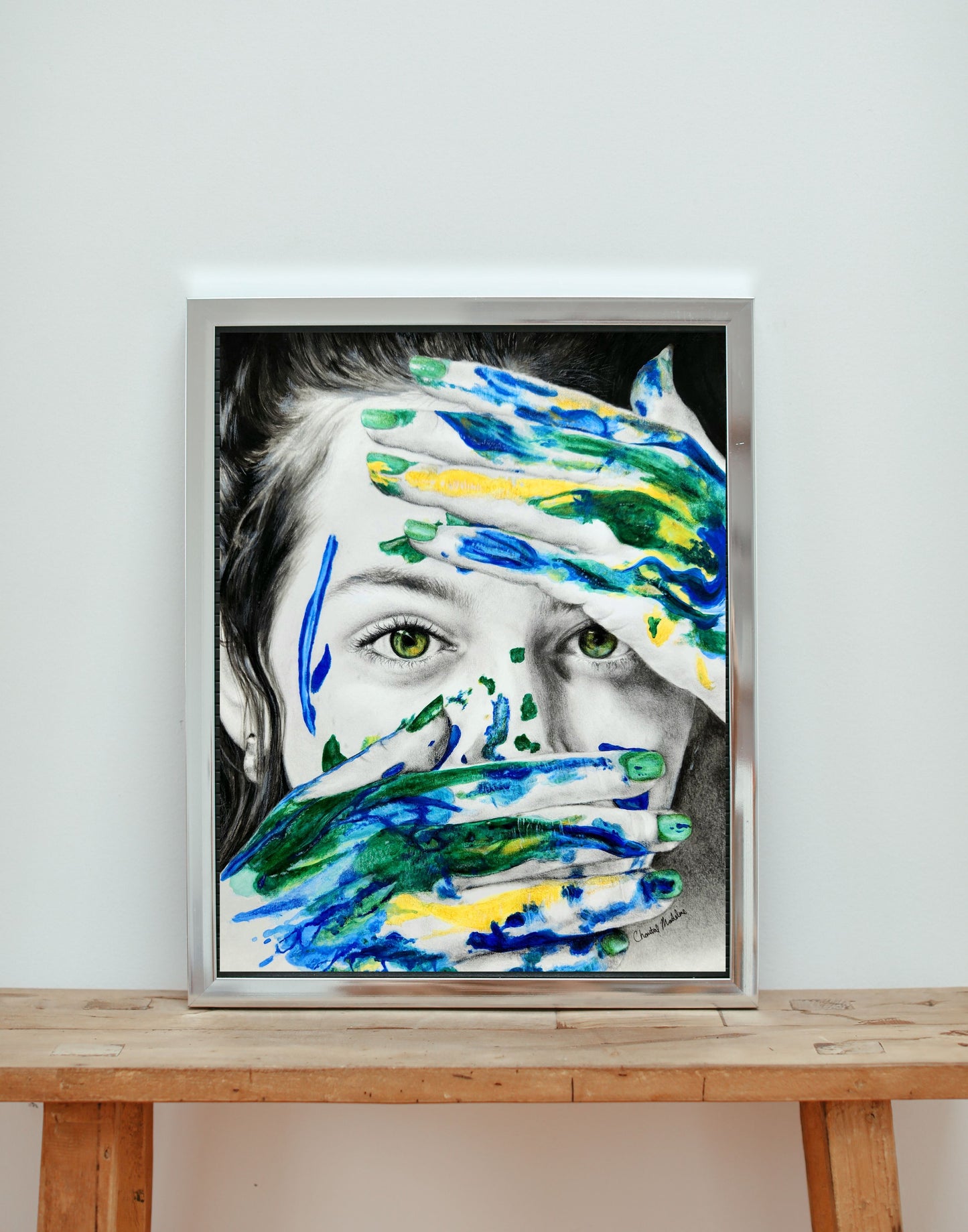Lost in my Mind, Giclee print on fine art paper, Grief series print from original artwork