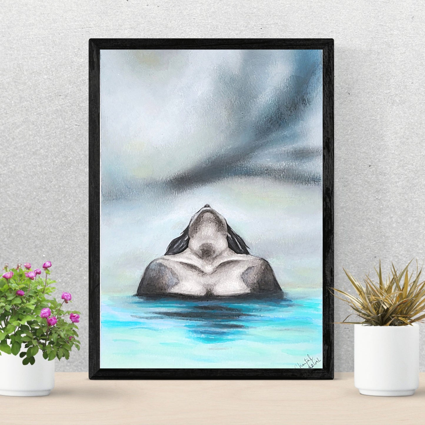 Rising, Grief series art print, Giclee print on fine art paper