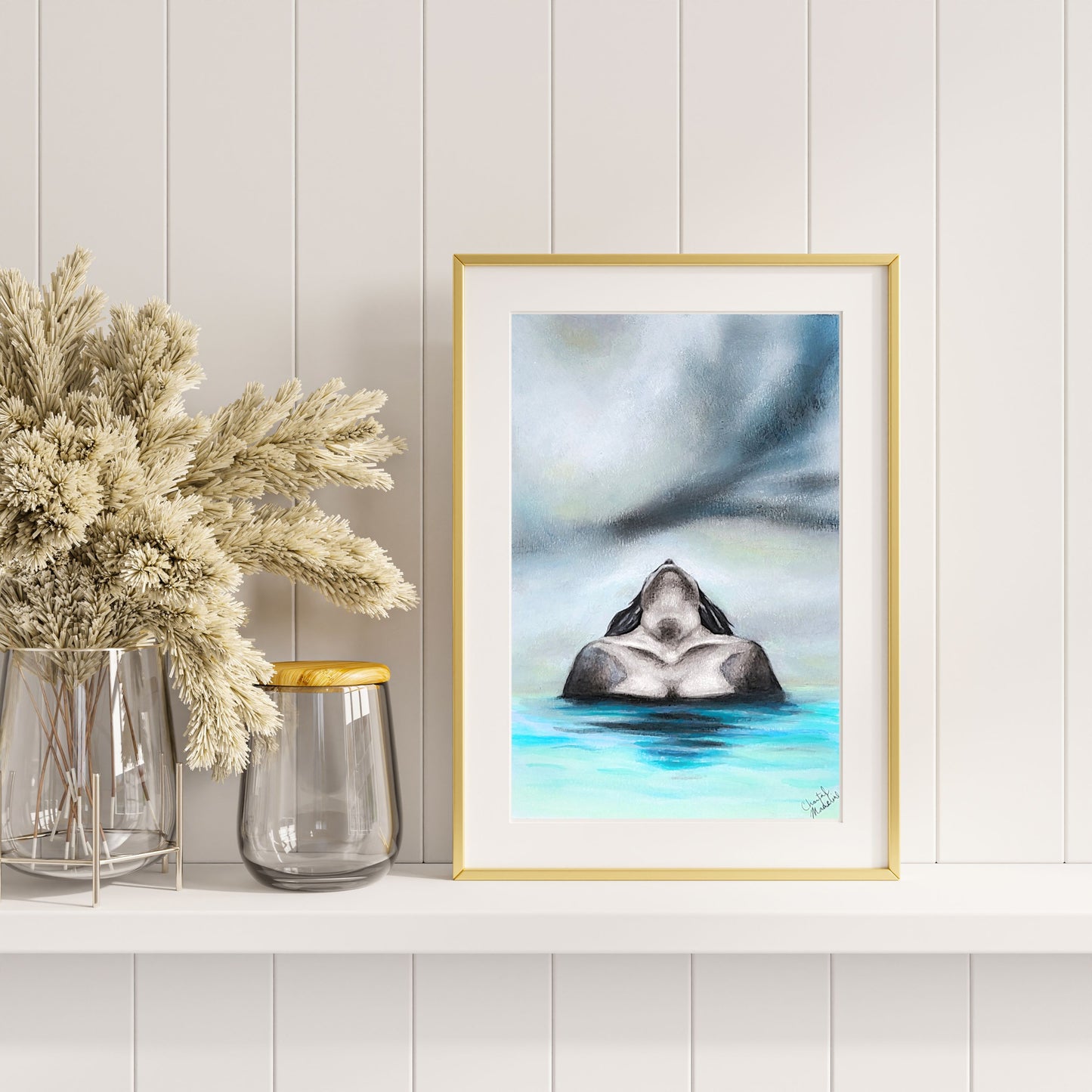 Rising, Grief series art print, Giclee print on fine art paper
