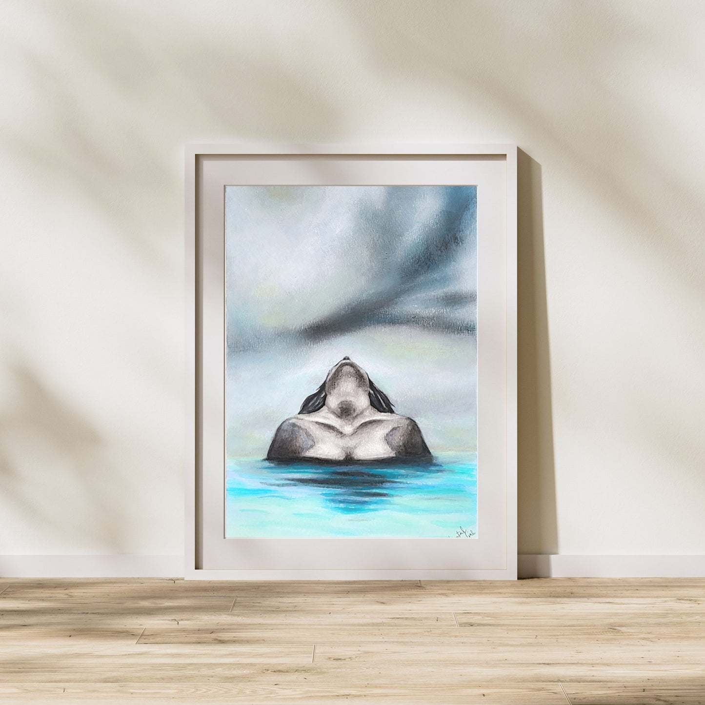 Rising, Grief series art print, Giclee print on fine art paper