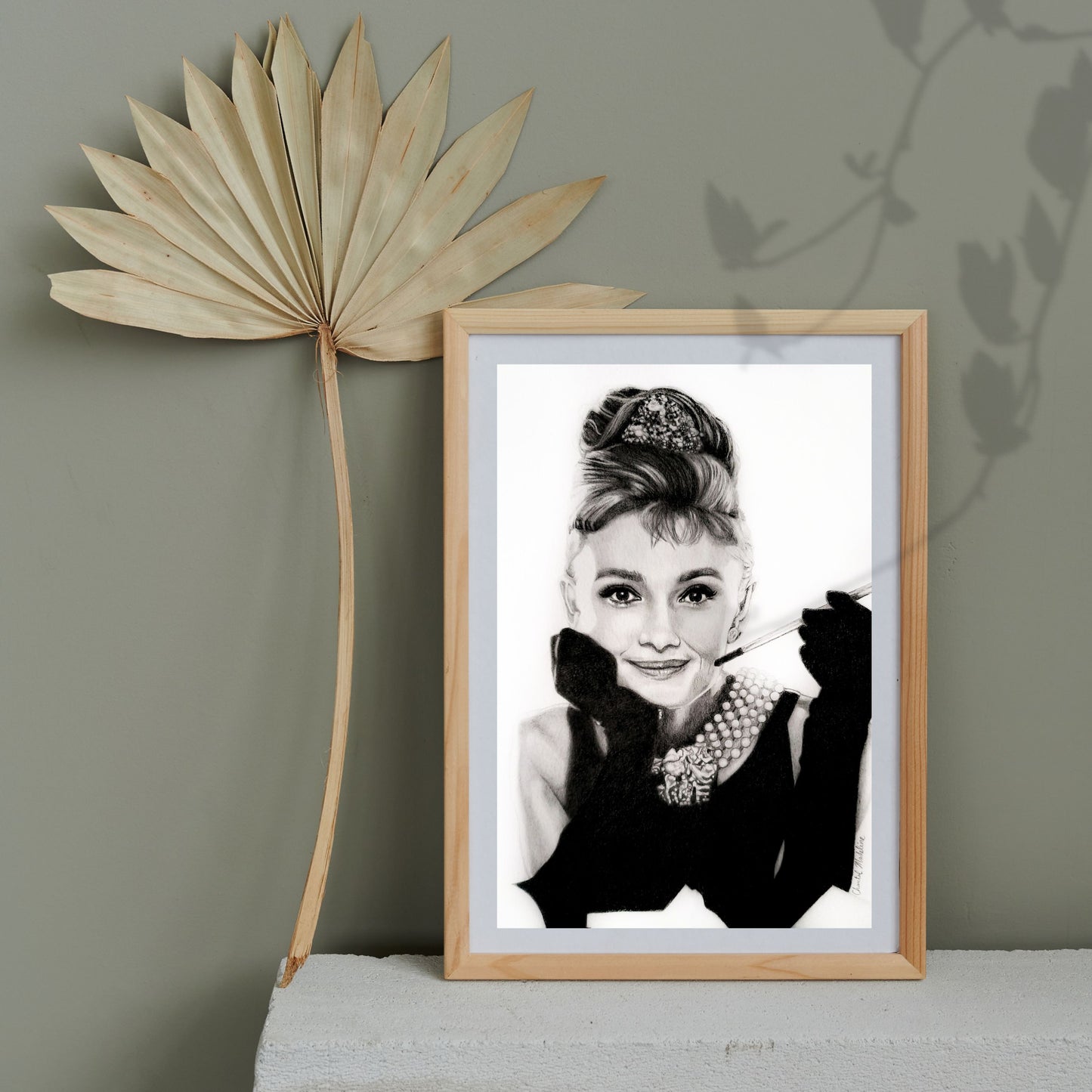 Audrey Hepburn fine art print, Breakfast at Tiffany's home decor