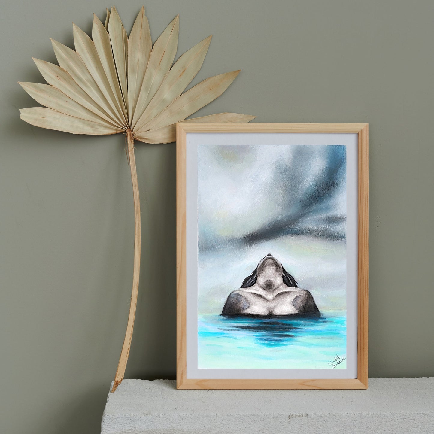 Rising, Grief series art print, Giclee print on fine art paper