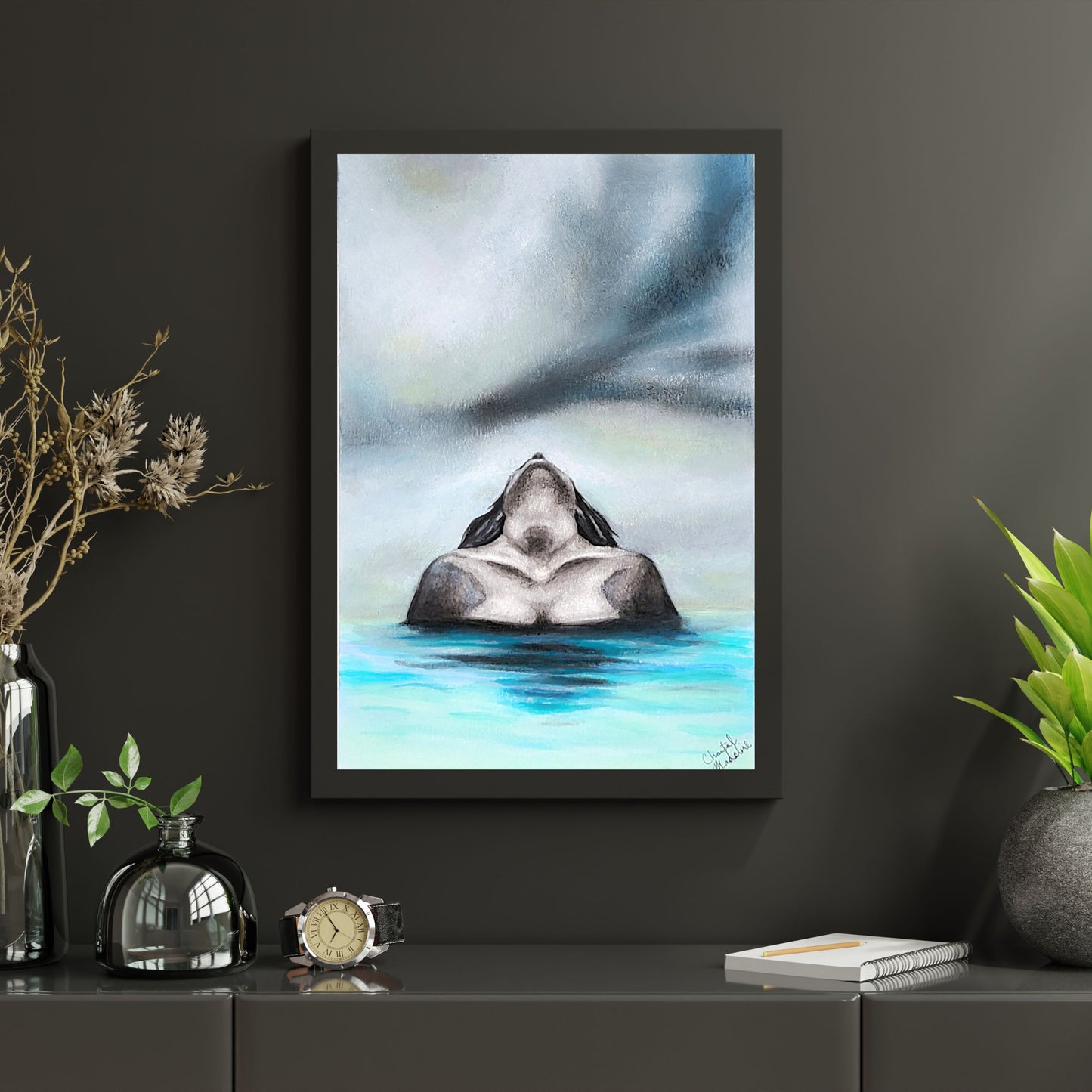 Rising, Grief series art print, Giclee print on fine art paper