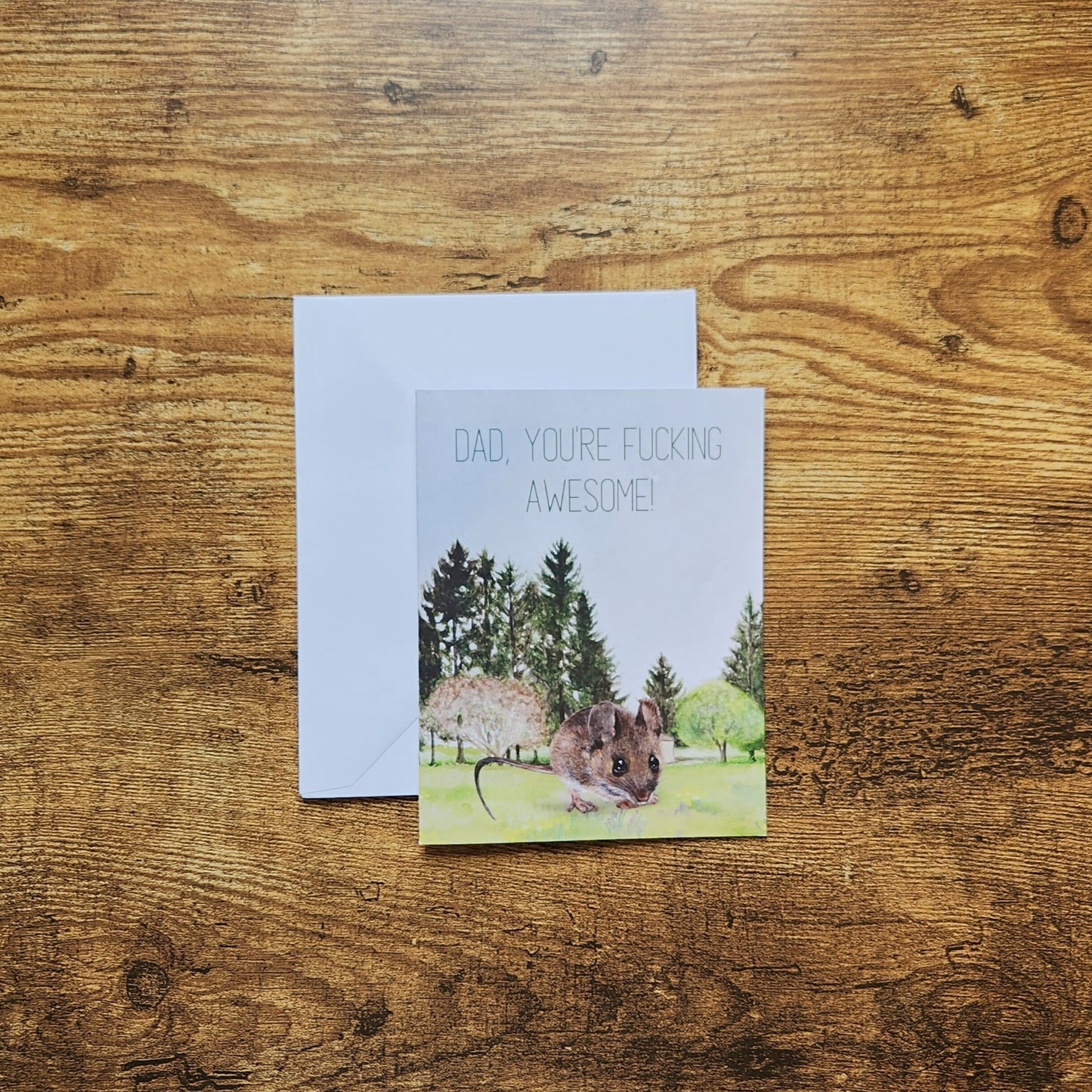 Dad you are fucking awesome, Happy Father's day card, Nature card for dad, Funny dad card, New dad love card, Sarcastic Fathers Day card