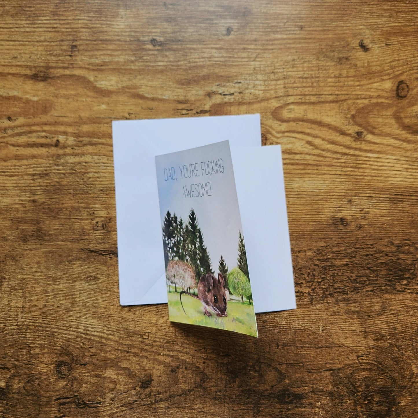 Dad you are fucking awesome, Happy Father's day card, Nature card for dad, Funny dad card, New dad love card, Sarcastic Fathers Day card
