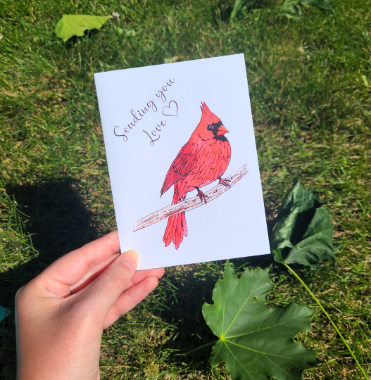Sending you love card, Thinking of you card, Sympathy card, Get well soon, Grief and loss card, Support card, Love card, Best friend card
