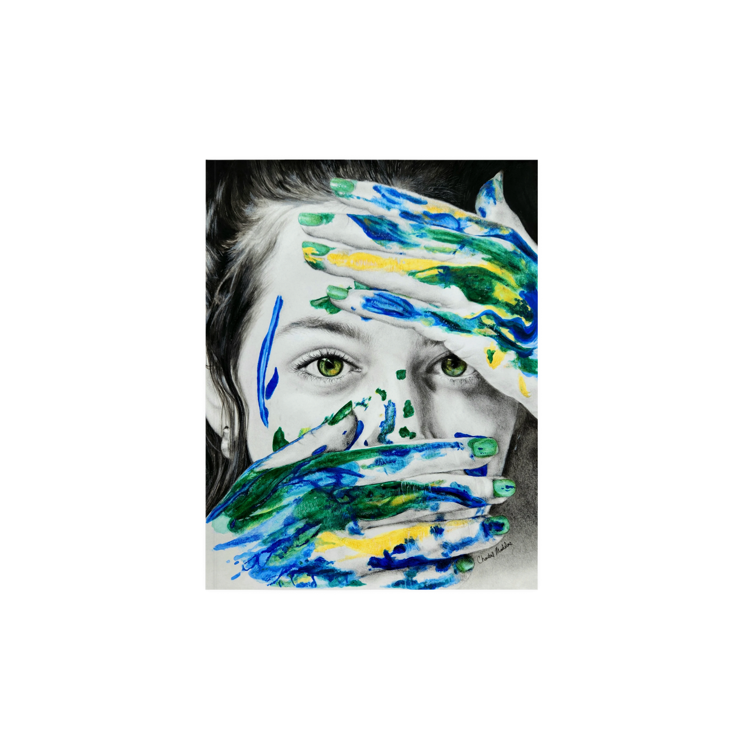 Lost in my Mind, Giclee print on fine art paper, Grief series print from original artwork