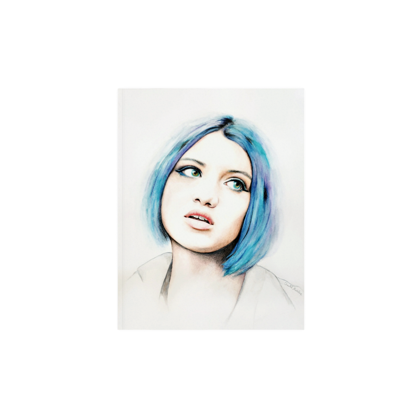 The Glass Shell, Giclee print on fine art paper, Grief series print from original artwork