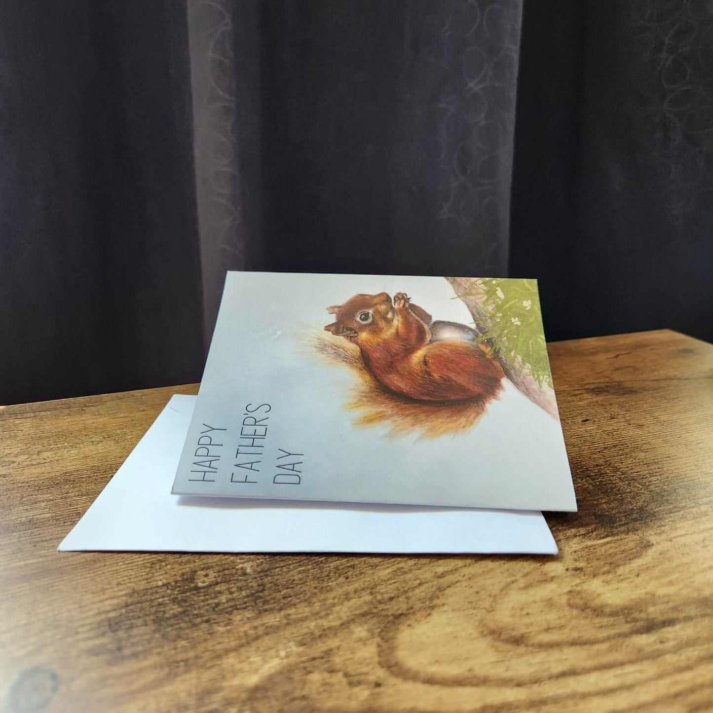 Happy father's day card, Wildlife card for dad, Celebrate dad woodland greeting card, Card for Grandpa, Gift for him,Cute mouse card for dad