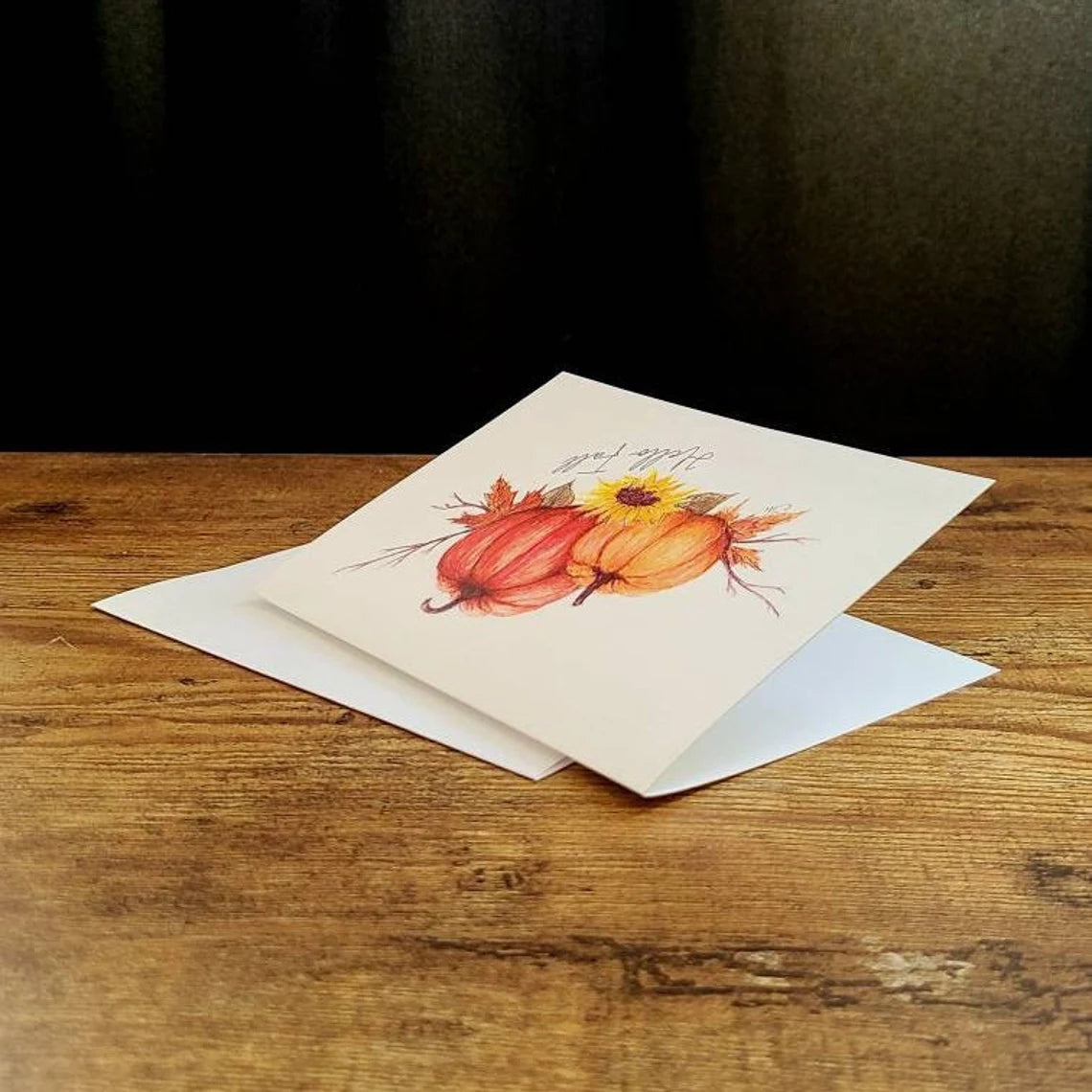 Hello fall card, Fall Pumpkin card, Thanksgiving card, Vintage pumpkin Halloween, Fall vibes, Cute pumpkin card, Happy fall pumpkins,