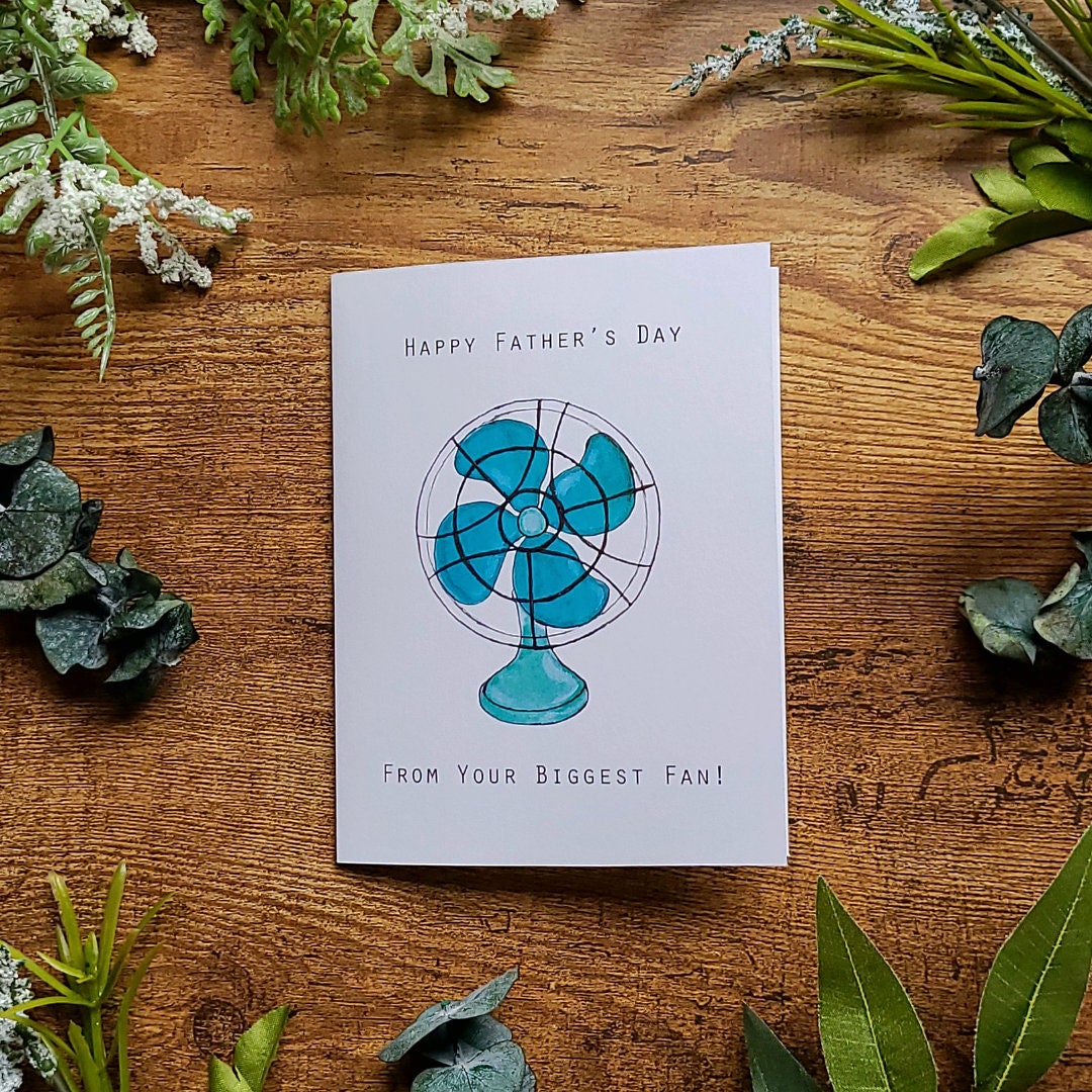 Happy father's day, Dad you are Fan-Tastic, Father's day card, Awesome dad, I love dad, Appreciation card for dad, Card for him, Dad card