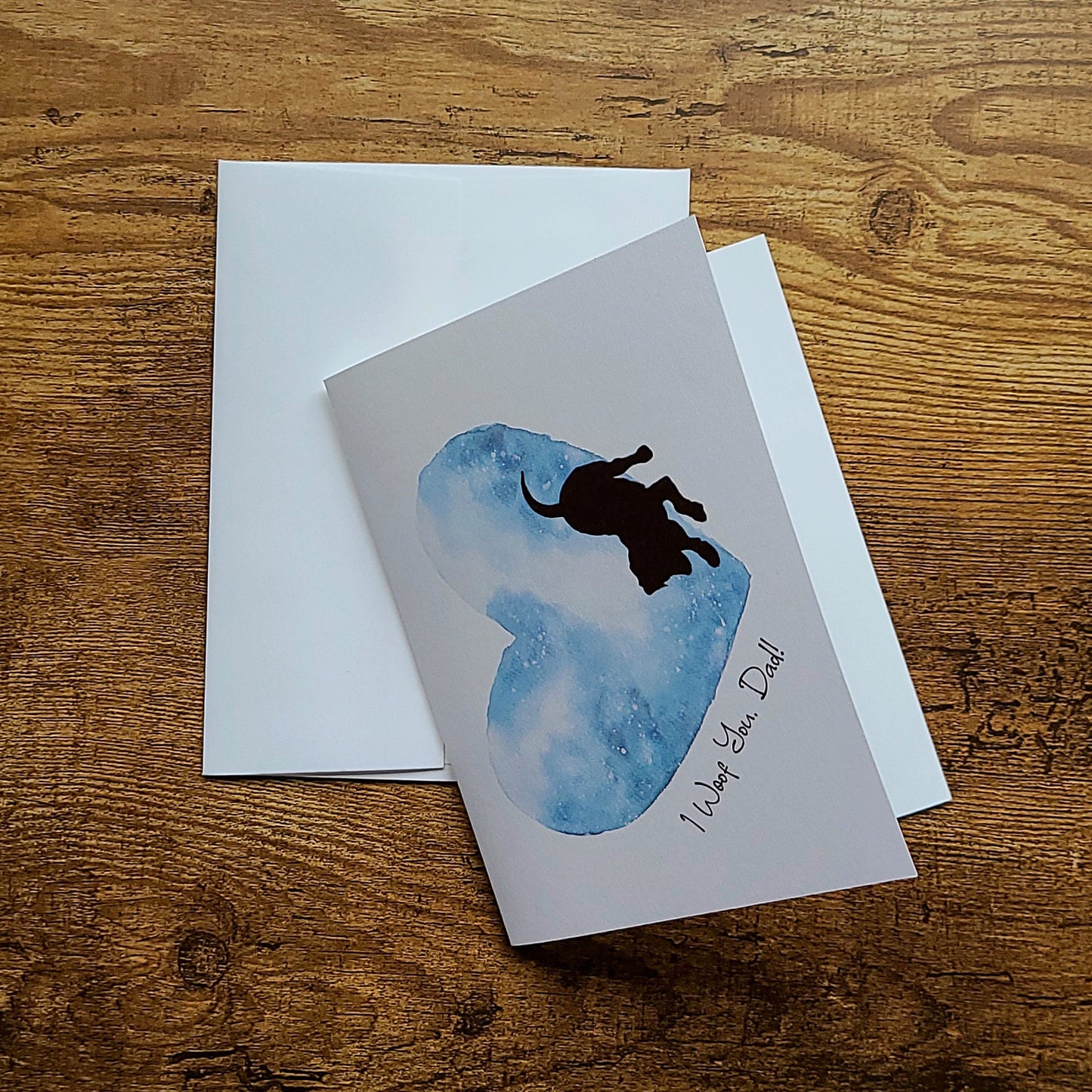 I woof you dad, Dog dad card, Father's Day card, Happy Father's day card, Fur baby card for card, Dog pun card, Animal Pun, Puppy card