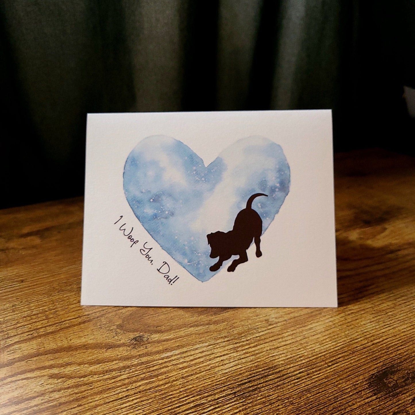 I woof you dad, Dog dad card, Father's Day card, Happy Father's day card, Fur baby card for card, Dog pun card, Animal Pun, Puppy card