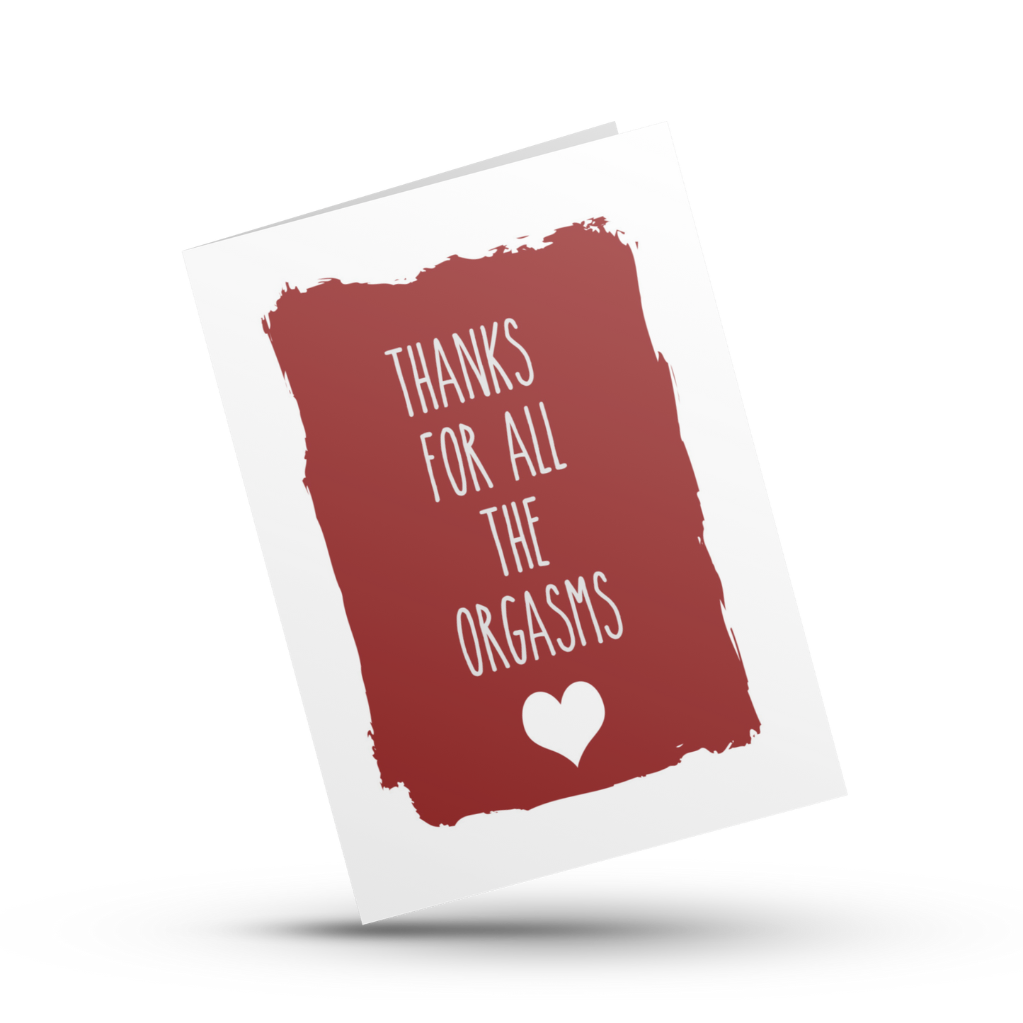 Thanks for all the orgasms, Naughty anniversary card for her, Dirty Valentine for him, Funny naughty birthday card, Dirty greeting card