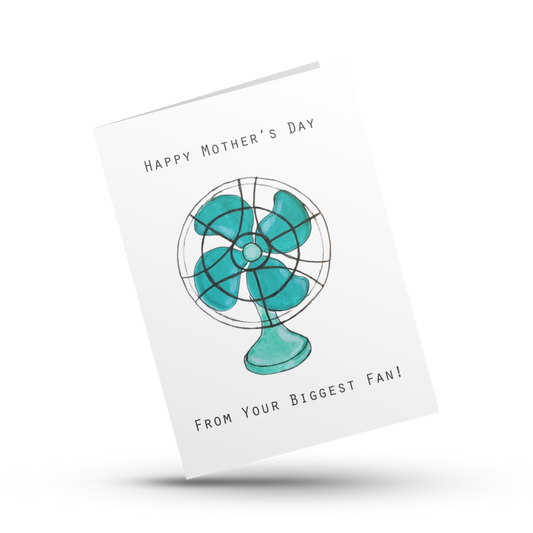 Happy Mother’s Day, From your biggest fan, Funny Mother’s Day card, Card for Mom, I'm your biggest fan, Mother’s Day pun card, Punny card