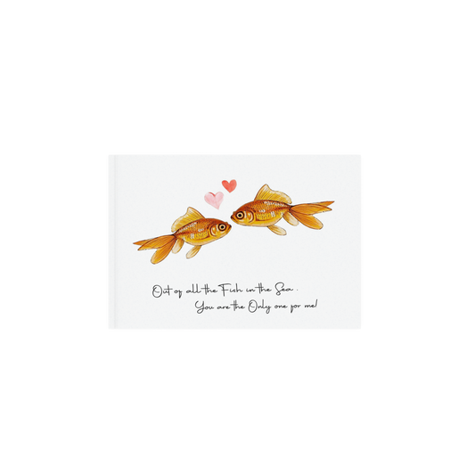 Out of all the fish in the sea you are the only one for me, Living room art, Cute wall decor, Bedroom art, Art for girlfriend, Home decor