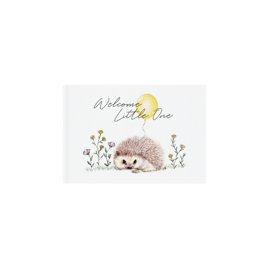 Welcome little one, Nursery art, Baby room decor, Cute animal art, Nursery gallery wall, New baby, Infant room decor, Art print, Hedgehog