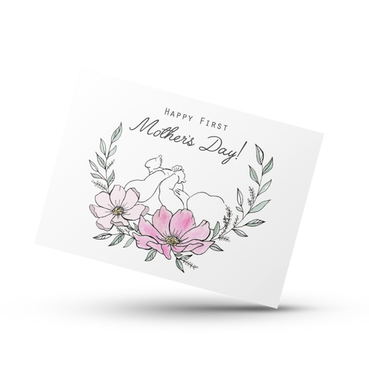 First Mothers Day card, Mothers Day cards, 1st Mothers Day, New Mom gift, New Mother's Day, Newborn Mothers Day Card, Cute Mother's Day card