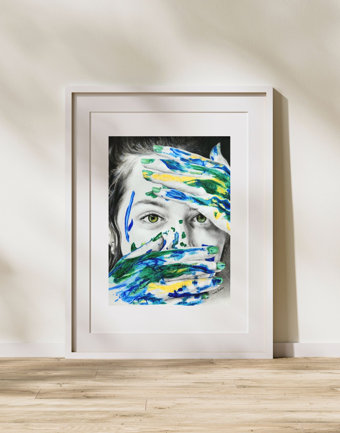 Lost in my Mind, Giclee print on fine art paper, Grief series print from original artwork