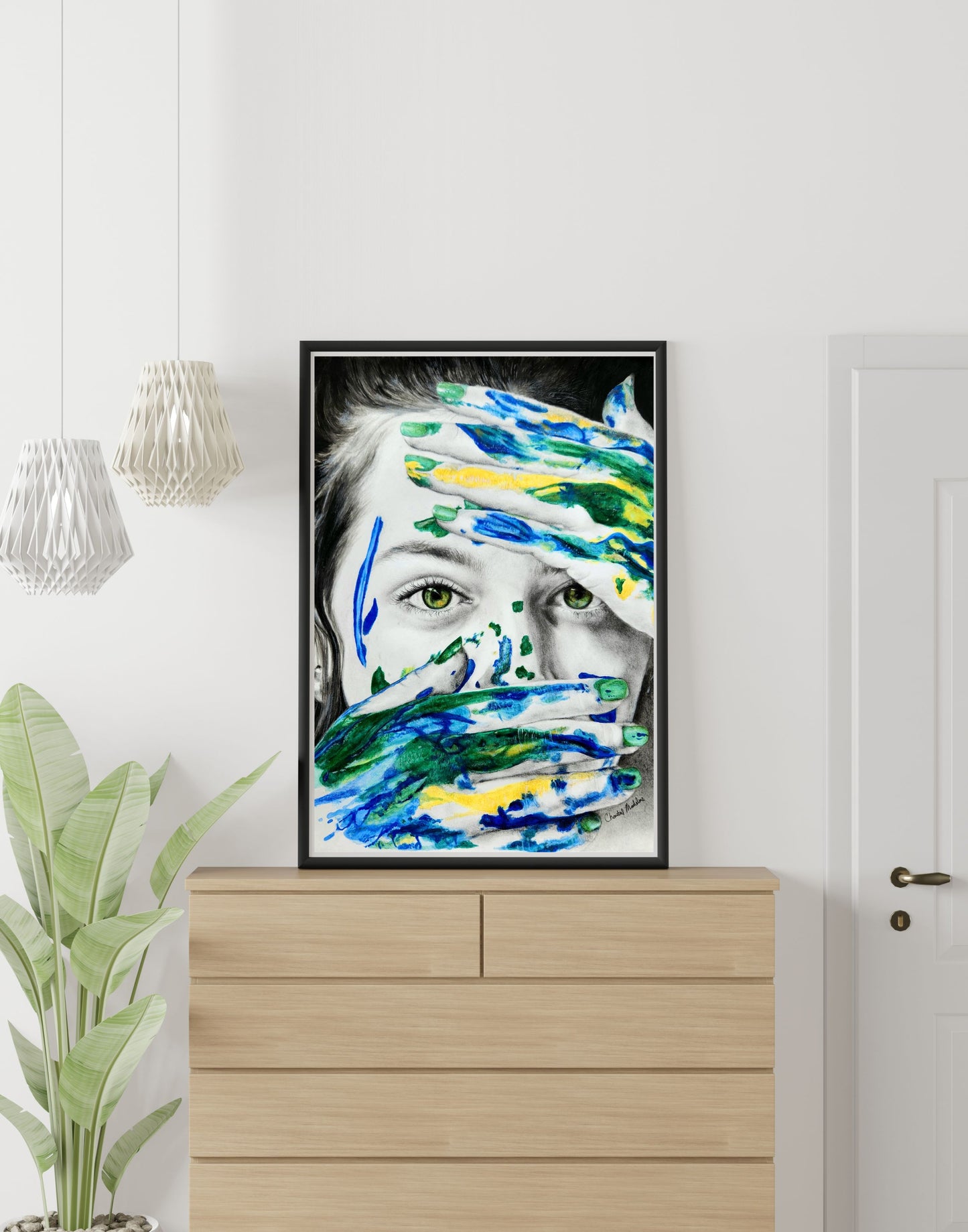 Lost in my Mind, Giclee print on fine art paper, Grief series print from original artwork