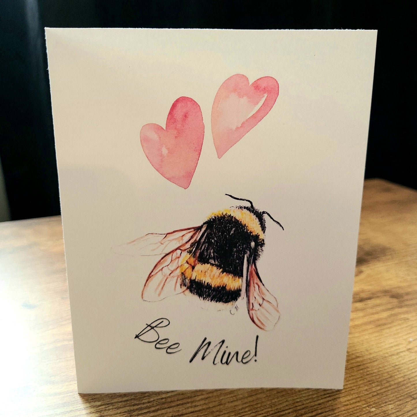 Bee mine card, Cute Bee Card, Bee I love you card, Valentine For Wife, Valentine For Husband, Cute pun Valentine, Love card, Card for her