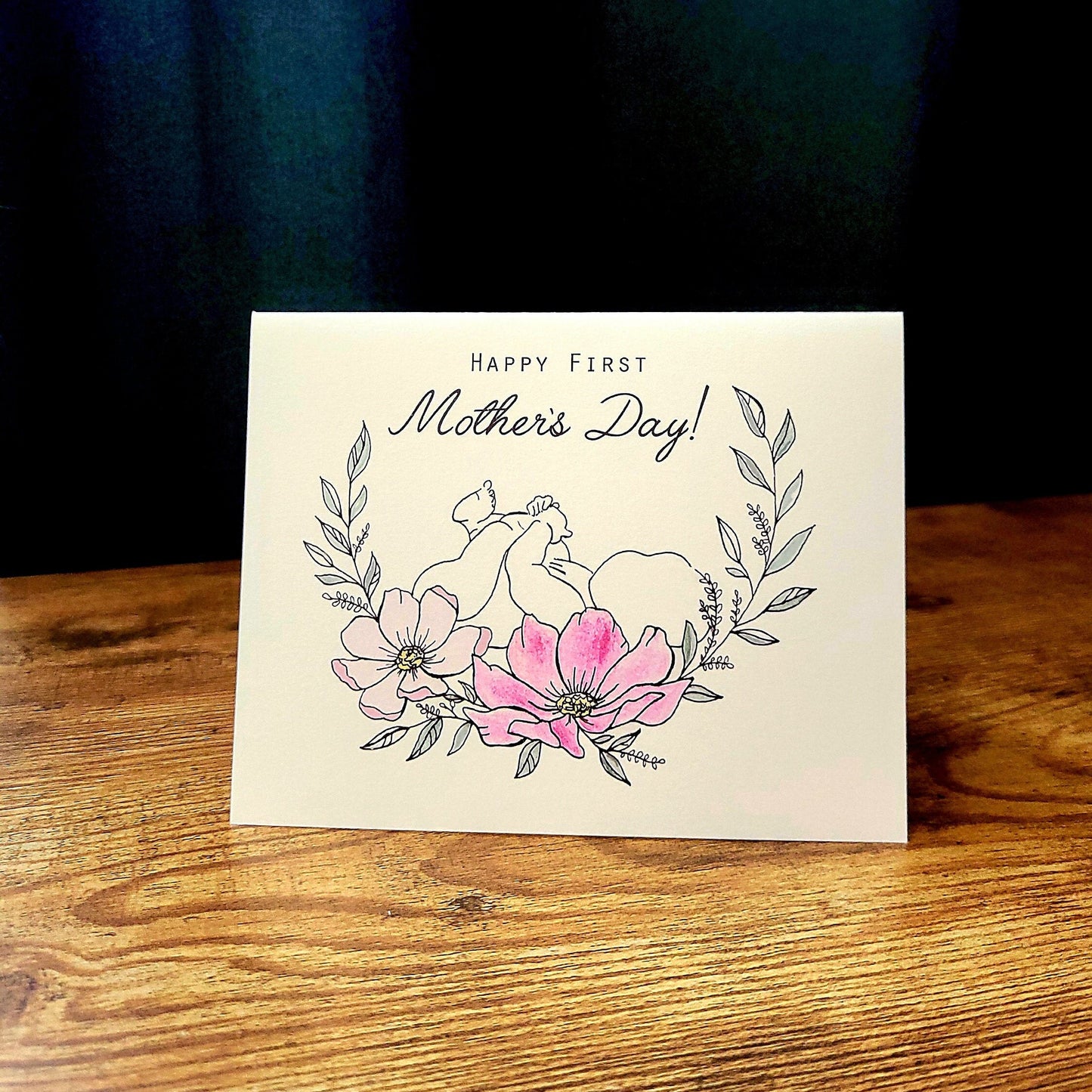 First Mothers Day card, Mothers Day cards, 1st Mothers Day, New Mom gift, New Mother's Day, Newborn Mothers Day Card, Cute Mother's Day card